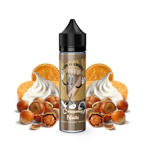 Creamy & Nuts 0mg 50ml - Life Is Sweet by Crazy Labs