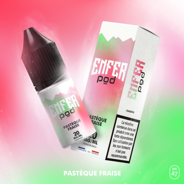 Pastèque Fraise 10ml - ENFER POD by ENFER