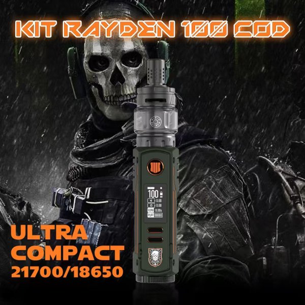 Kit Precisio Sub-Ohm Blaster Gun Edition + Mod Rayden 100 COD - BD Vape