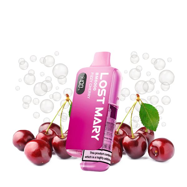 6000 Puff Fizzy Cherry - BM6000 Lost Mary by Elfbar