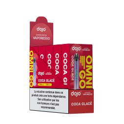 Puff Omni Go 600 Cola Ice 20mg - Dojo by Vaporesso