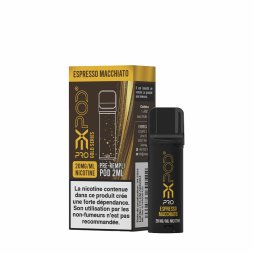 Cartouche Pré-remplie Expod Pro Espresso Macchiato 20mg 2ml (1pcs) - Exvape