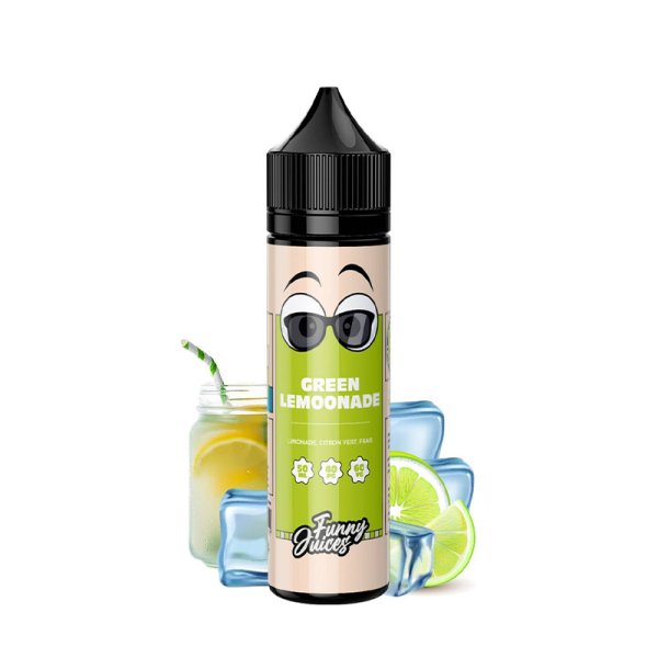 Green Lemonade 0mg 50ml - Funny Juices