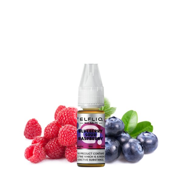 Blueberry Sour Raspberry Nic Salt 10ml - Elfliq by Elfbar