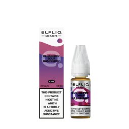 Blueberry Sour Raspberry Nic Salt 10ml - Elfliq by Elf Bar