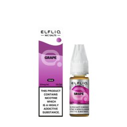 Grape Nic Salt 10ml - Elfliq by Elf Bar