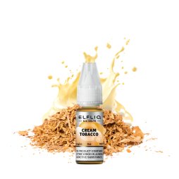 Cream Tobacco Nic Salt 10ml - Elfliq by Elf Bar