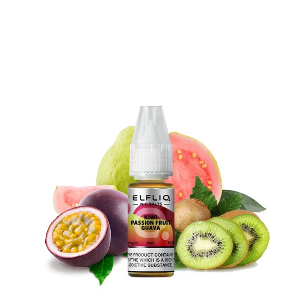 Kiwi Passion Fruit Guava Nic Salt 10ml - Elfliq by Elf Bar