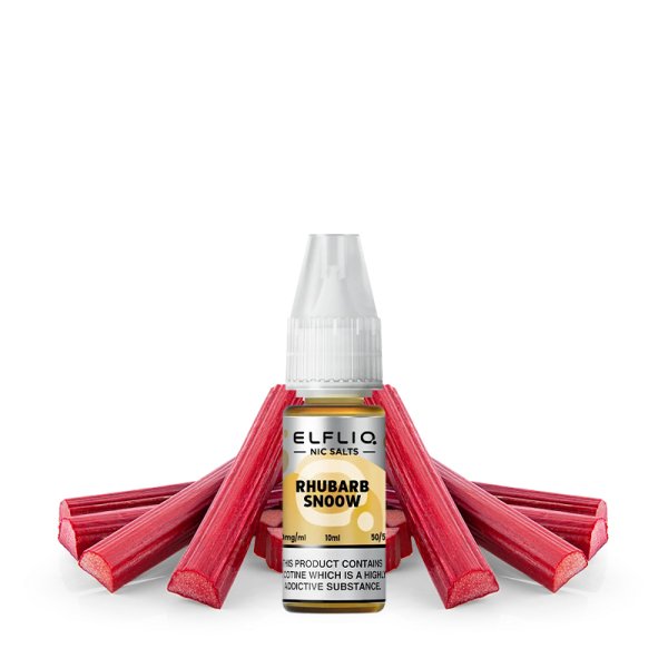 Rhubarb Snoow Nic Salt 10ml - Elfliq by Elfbar