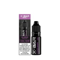 Ice Grape Nic Salt 10ml - X-Bar