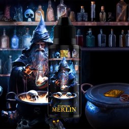 Potion Merlin (Violet/Dragon fruit/Pomegranate/Lemonade) 0mg 100ml - Tribal Force