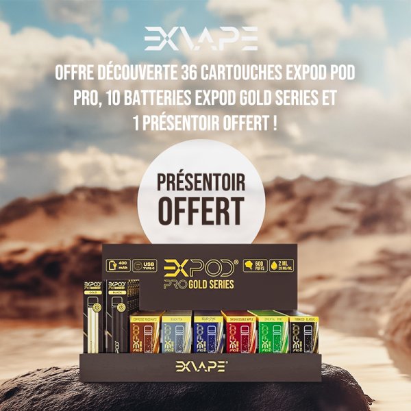 Offre Découverte Expod Pro - EXVAPE