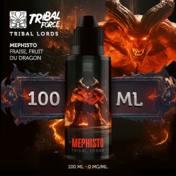 Mephisto (Fraise/Fruit du Dragon) 0mg 100ml - Tribal Lords by Tribal Force