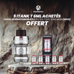 [Offre] 5+1 Offre Découverte iTank T - Vaporesso