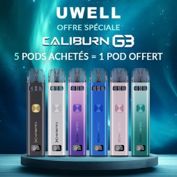 [Offre] 5+1 Pod Caliburn G3 - Uwell