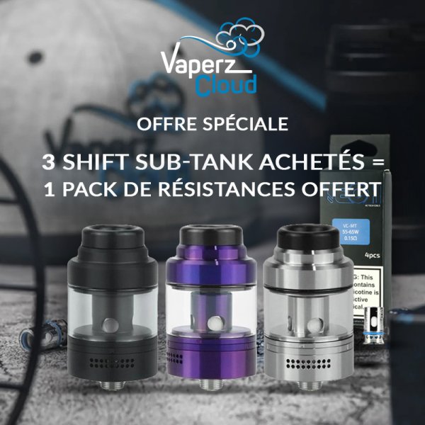 [Offer] 3+1 Shift Sub-Tank - Vaperz Cloud