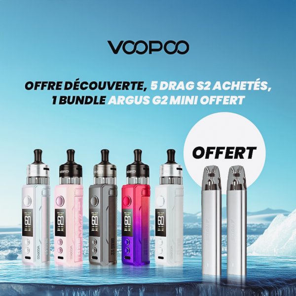 [Offer] 5+1 Drag S2 + Bundle Argus G2 Mini - Voopoo