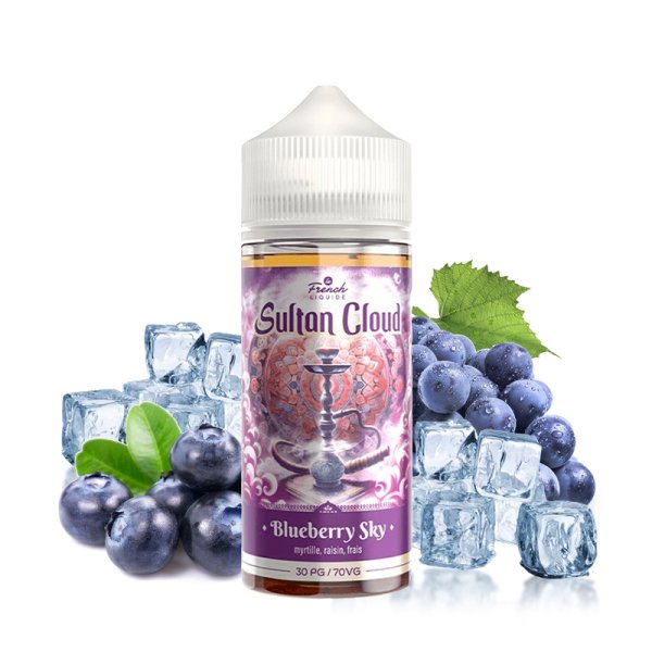 Blueberry Sky  100ml - Sultan Cloud by Le French Liquide