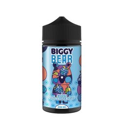 Blackcurrant Blue Raspberry 0mg 200ml - Biggy Bear Bear