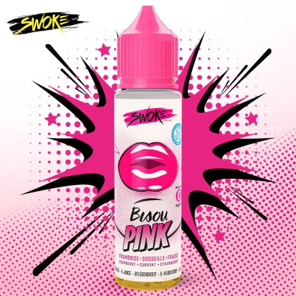 Bisou Pink 0mg 50ml - Swoke