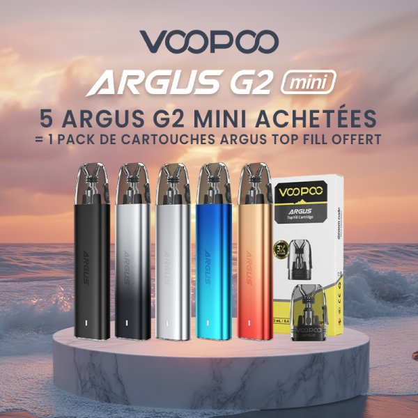 [Offer] 5+1 Bundle Argus G2 Mini + Argus Top Fill 0.4ohm - Voopoo