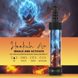 E-Chicha Portable Hookah Air 6ml 3200mAh Blue Warrior - Fumytech