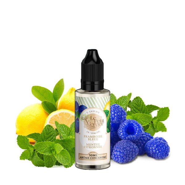 Concentré Framboise Bleue Menthe Citronnée 30ml - Le Petit Verger by Savourea