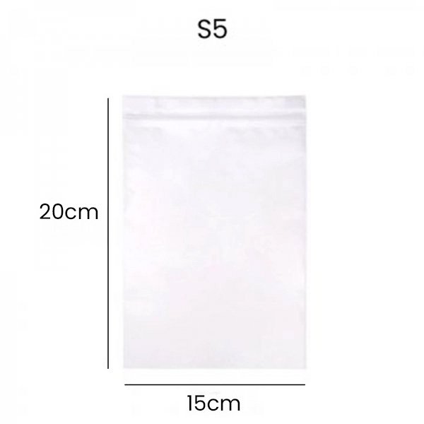 S5 - Reinforced Pressure Seal Bag 15x20cm (100pcs)