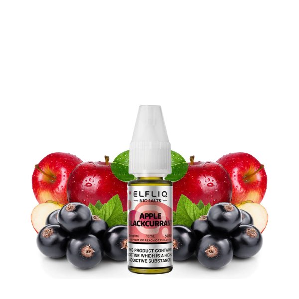 Apple Blackcurrant Nic Salt 10ml - Elfliq by Elfbar