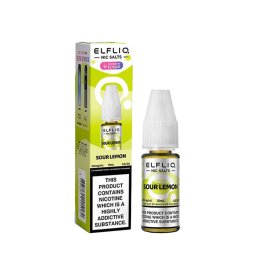 Sour Lemon Nic Salt 10ml - Elfliq by Elfbar