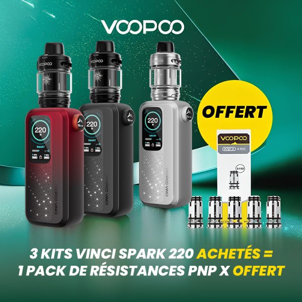 [Offer] 3+1 Kit Vinci Spark 220 - Voopoo