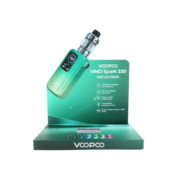 [Goodies] Présentoir Vinci Spark 220 - Voopoo