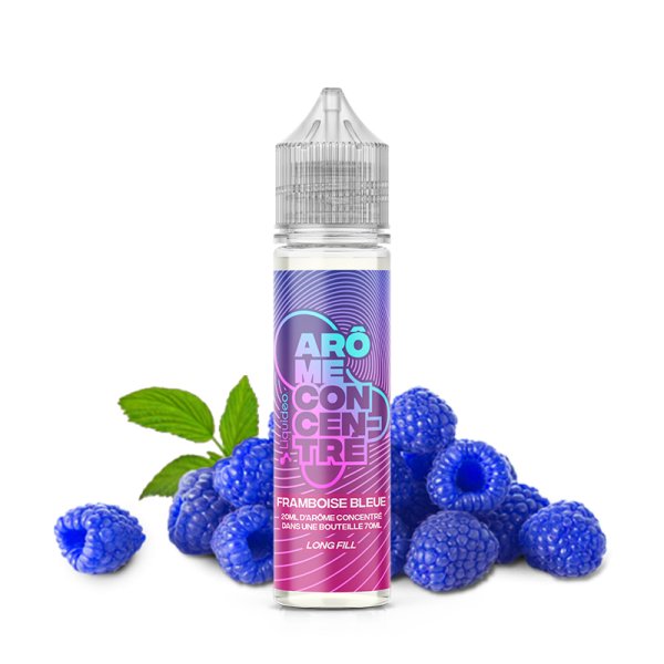 Long Fill Framboise Bleue (Arôme Concentré) 20/70ml - Liquideo