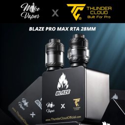 Blaze Pro Max RTA 28mm - Thunder Cloud x Mike Vapes