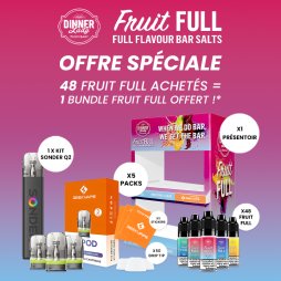 [Pack] 48 Fruit Full + 1 Bundle Fruit Full - Dinner Lady X Geekvape