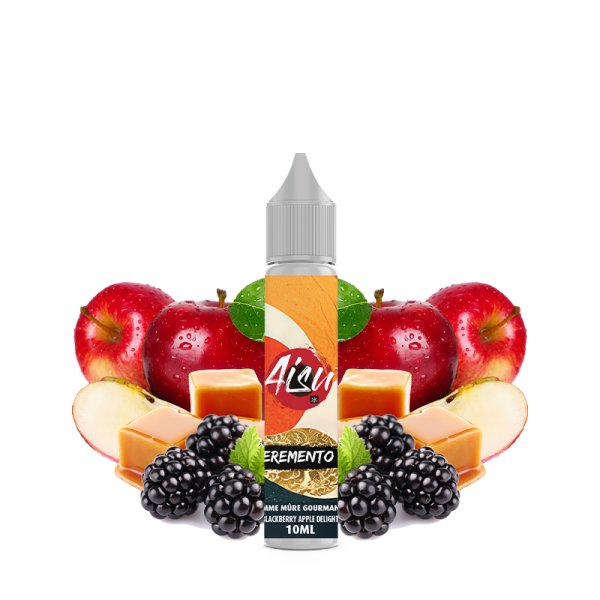 Pomme Mûre Gourmande Sel de Nicotine 10ml - Aisu Eremento