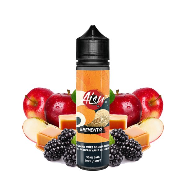 Pomme Mûre Gourmande 0mg 50ml - Aisu Eremento