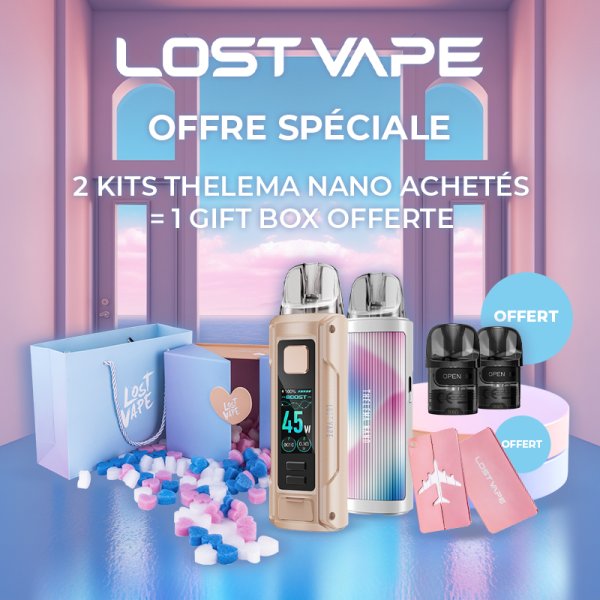 [Offre] 2+1 Thelema Nano + Gift Box - Lost Vape