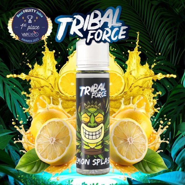 Lemon Splash 0mg 50ml - Tribal Force