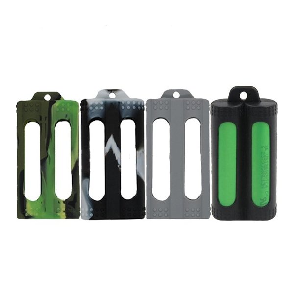 Silicone Case for 2 Batteries 18650