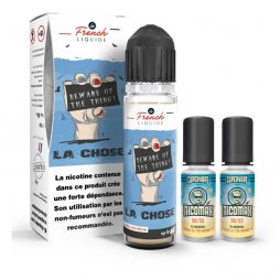 La Chose 50/50 0mg 40ml + 2 Boosters Nicomax 20mg - Le French Liquide