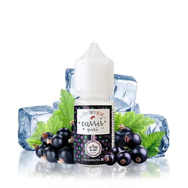 Concentré Cassis Givré 30ml - Le Coq Qui Vape