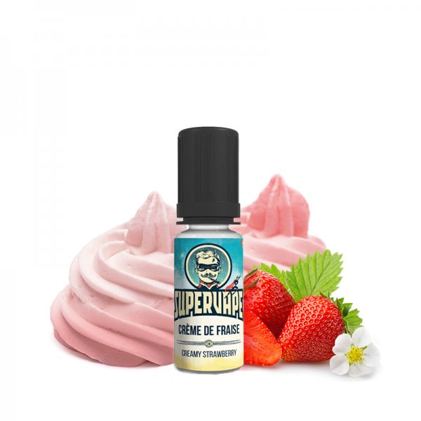 Concentré Crème de Fraise 10ml - SuperVape