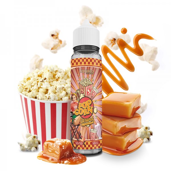 Pop Corn Caramel 50ml - Bonbon & Gourmandise by Liquidéo