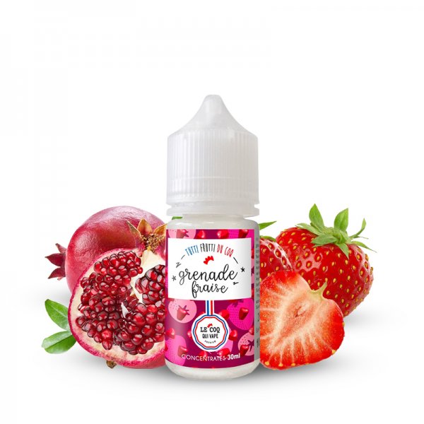 Concentrate Grenade Fraise 30ml - Le Coq Qui Vape