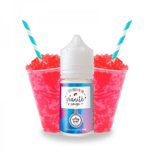 Concentrate Granité rouge 30ml - Le Coq Qui Vape