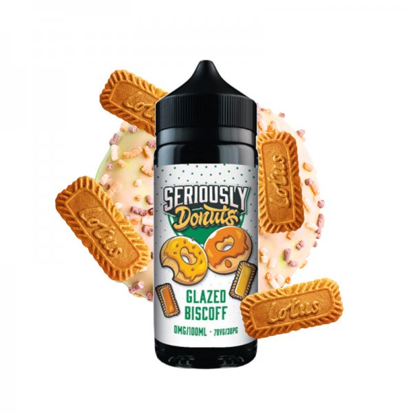 Glazed Biscoff 0mg 100ml - Seriously Donuts