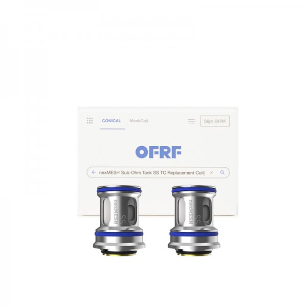 Coils NexMesh Conical 0.15Ω SS 316L (2pcs) - OFRF