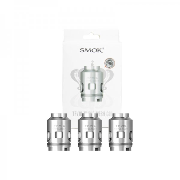 Résistances Triple Mesh 0.15Ω pour TFV16 (3pcs) - Smoktech