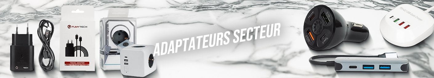 Adaptateurs secteur